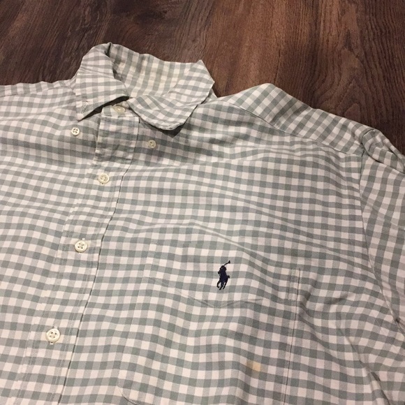 Green Polo Ralph Lauren Button Down - Picture 3 of 4